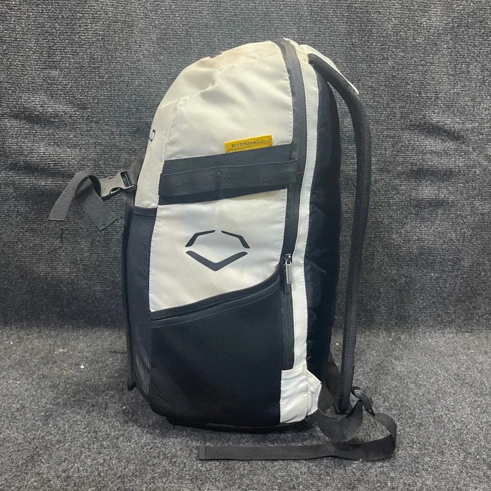 EvoShield WTV9100 Grandstand Bat Pack Baseball Softball Backpack Bag White Black